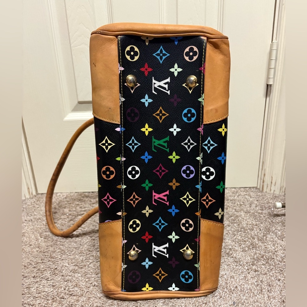 Louis Vuitton LV Murakami black multicolor Beverly handbag cute shoulder bag EUC - Picture 8 of 17